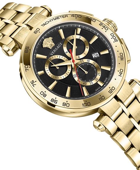 versace aion watch review|Versace Men's Swiss Chronograph Aion Gold Ion .